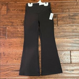 Old Navy Black High-Rise Flare Pants girls size Small 6/7